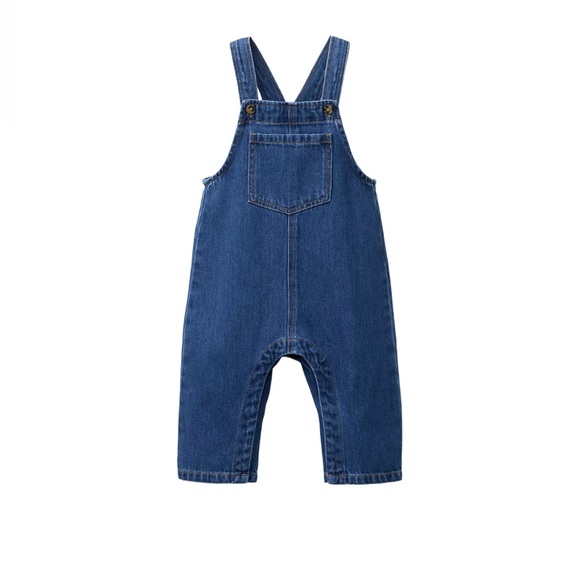 Zara Other - Zara Kids Blue Denim Overalls - Classic Pinafore. NWOT 6-9m